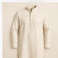 Oatmeal Linen Kurta